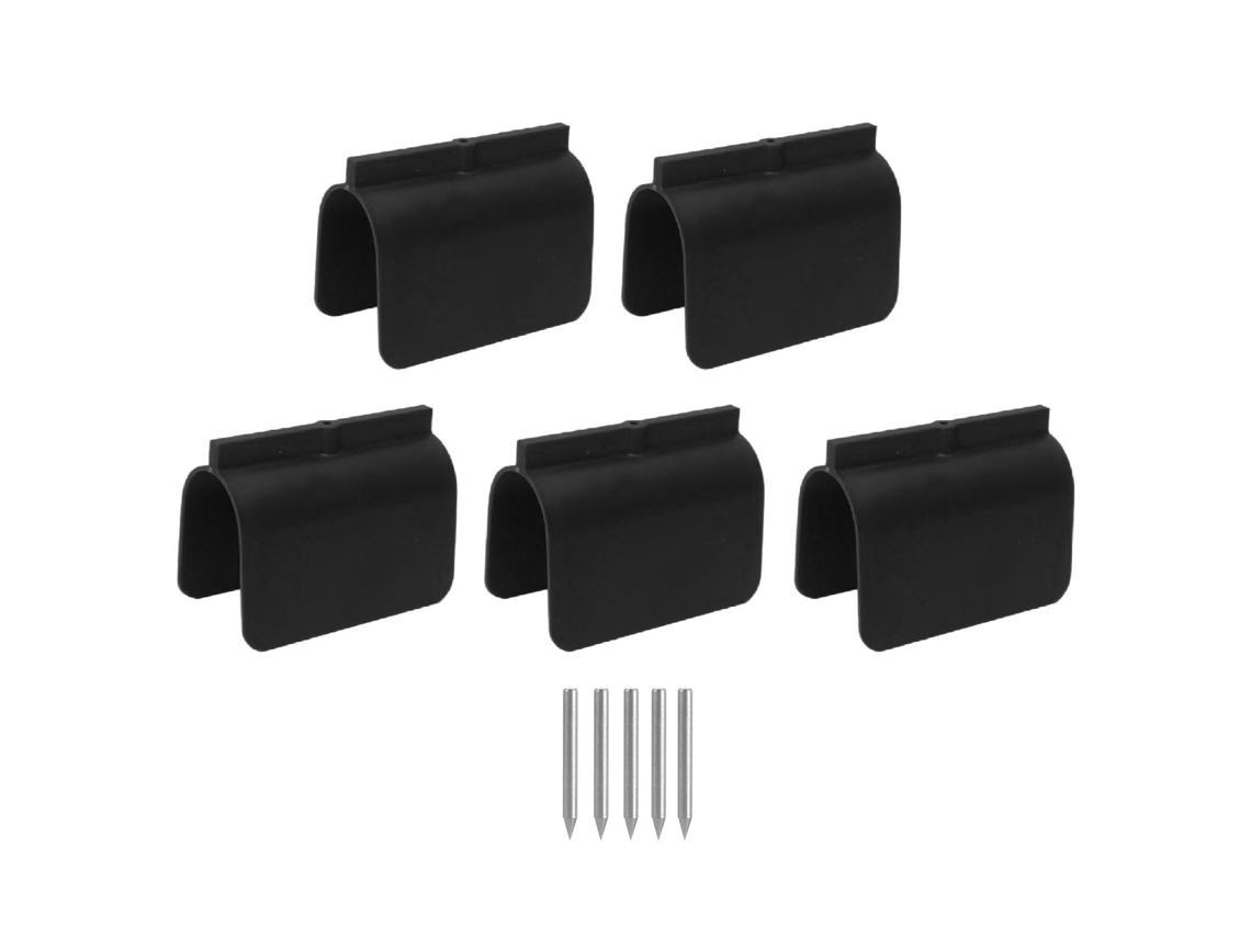 Marcadores De Tomada Elétrica Drywall Preto 5 Unidades