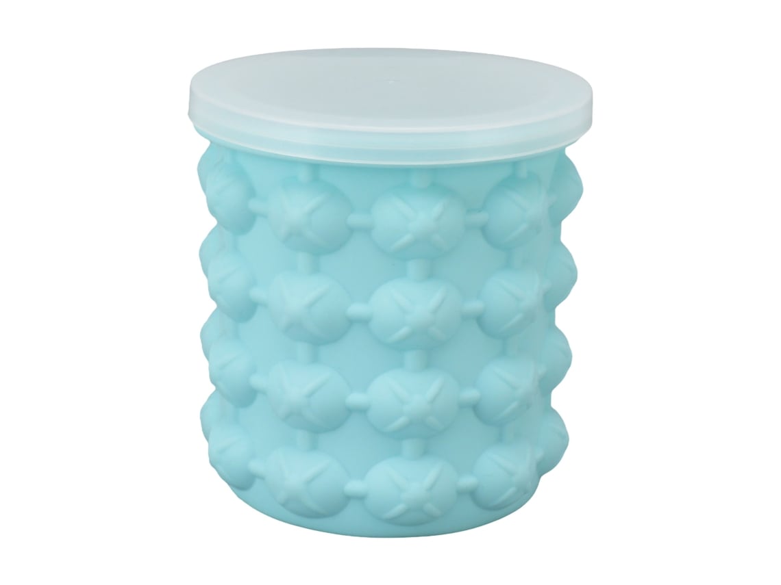 Balde de Gelo Silicone com Moldes Duplos | S/MARCA