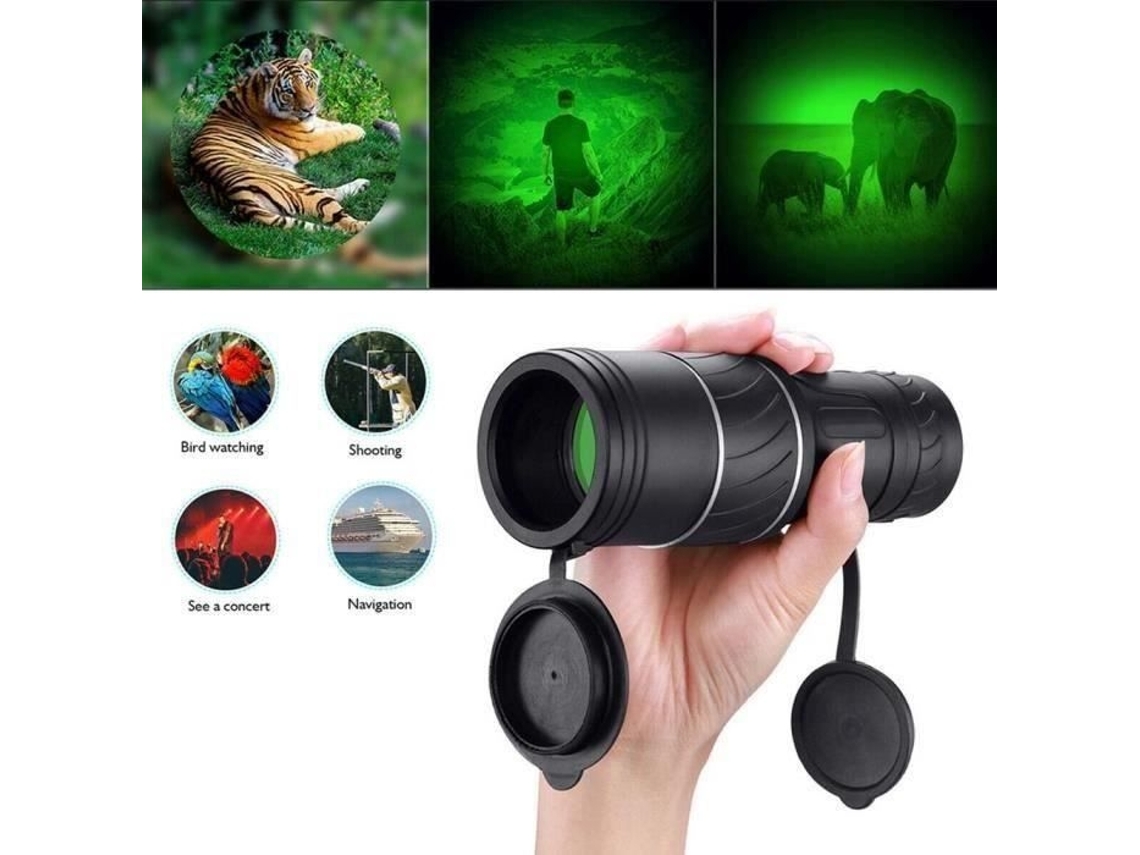 Binóculos Telescópicos Militares 40x60 com Função de Visão Noturna, Binóculos Monoculares Potentes para Observação a Longa Distância BRILVIBERA