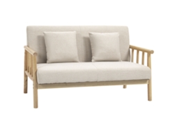 Conjunto de jardim com 4 pessoas,2 sofás,2 cadeiras,mesa de metal,almofadas PENGJIANG SHOP