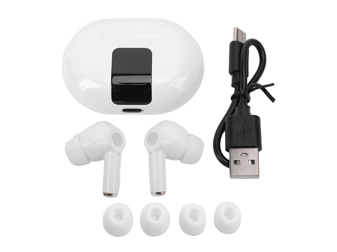 Fones de Ouvido Tradutor Bluetooth 144 Idiomas Cancelamento de Ruído Tradução em Tempo Real BRANCO
