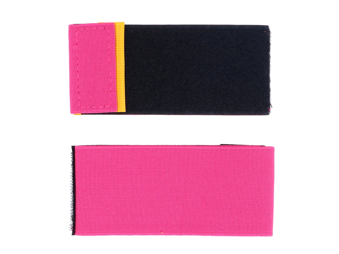 Tiras de tornozelo aderentes para ginástica, 2 unidades, rosa-avermelhado.