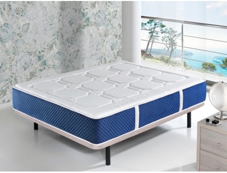 Colchão Viscoelástico Ivory 200x200 Cm Altura 30 Cm. Fabricado Na Europa Dreamdi