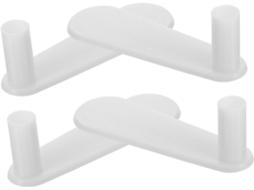 Collbath Conjunto De 4 Peças Suporte Prático Para Cortina Cama, Ideal Para Mosquiteiros E Outros Dispositivos De Suporte