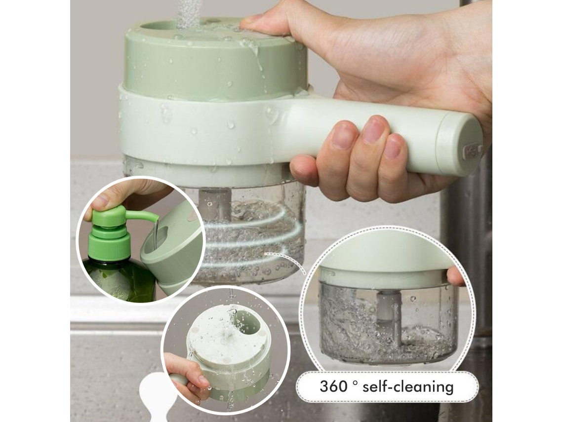 Mini Processador De Alimentos Elétrico, Mini Processador De Alho Elétrico, Pequeno Processador De Alimentos Portátil Para Alho, Ce Aquaforge