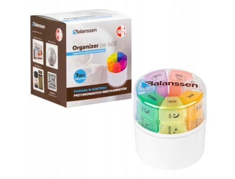 Weekly Medicine Organizer 4 Time Slots Balanssen Bifarm (1 Unit)