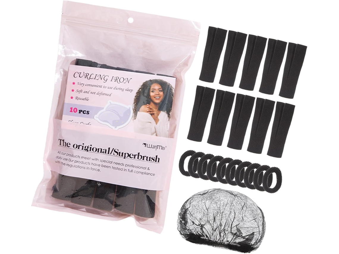 Modeladores de cabelo SFUSHOS para viagem, ondas suaves, vários tamanhos, sem calor