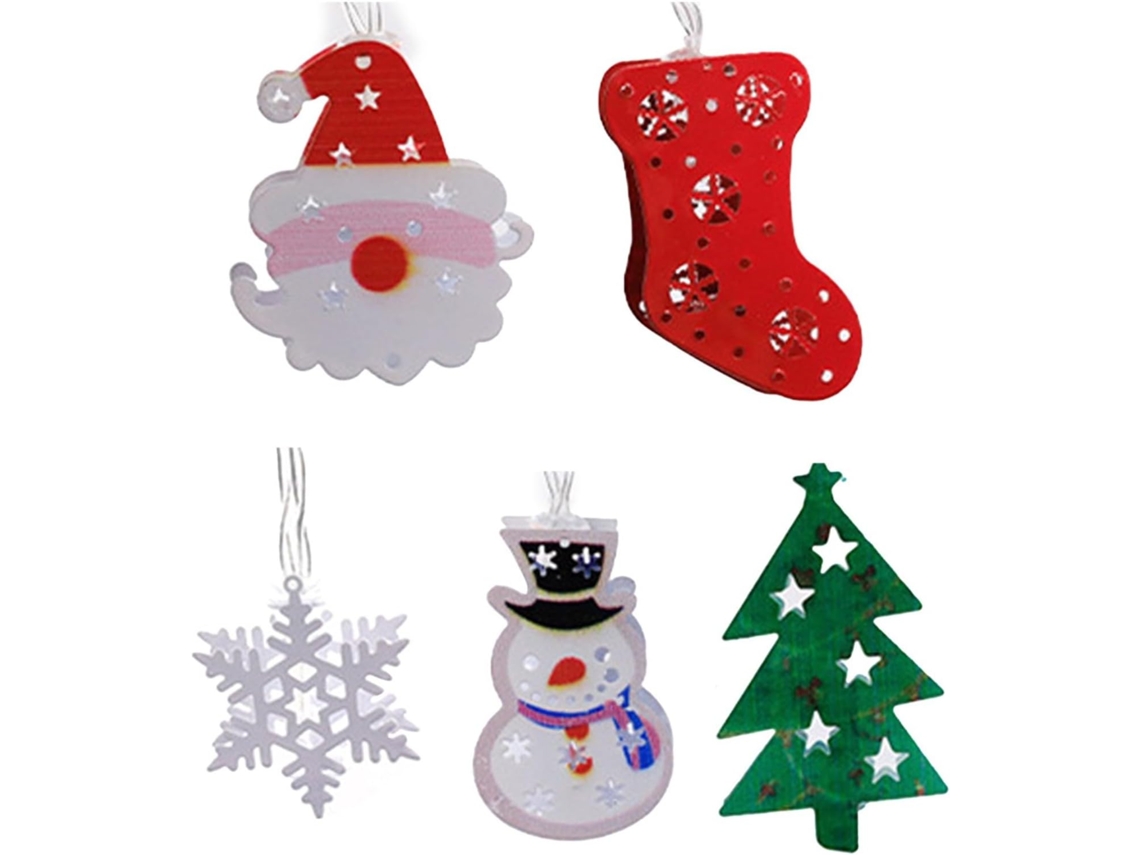 Kit Com 20 Luzes De Natal Controle Remoto E Timer, Led À Prova