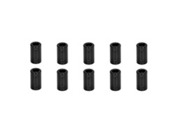 10pcs Acoplador De Motor Passo 14mm Diâmetro 25mm Comprimento Conexão 5x8mm Preto