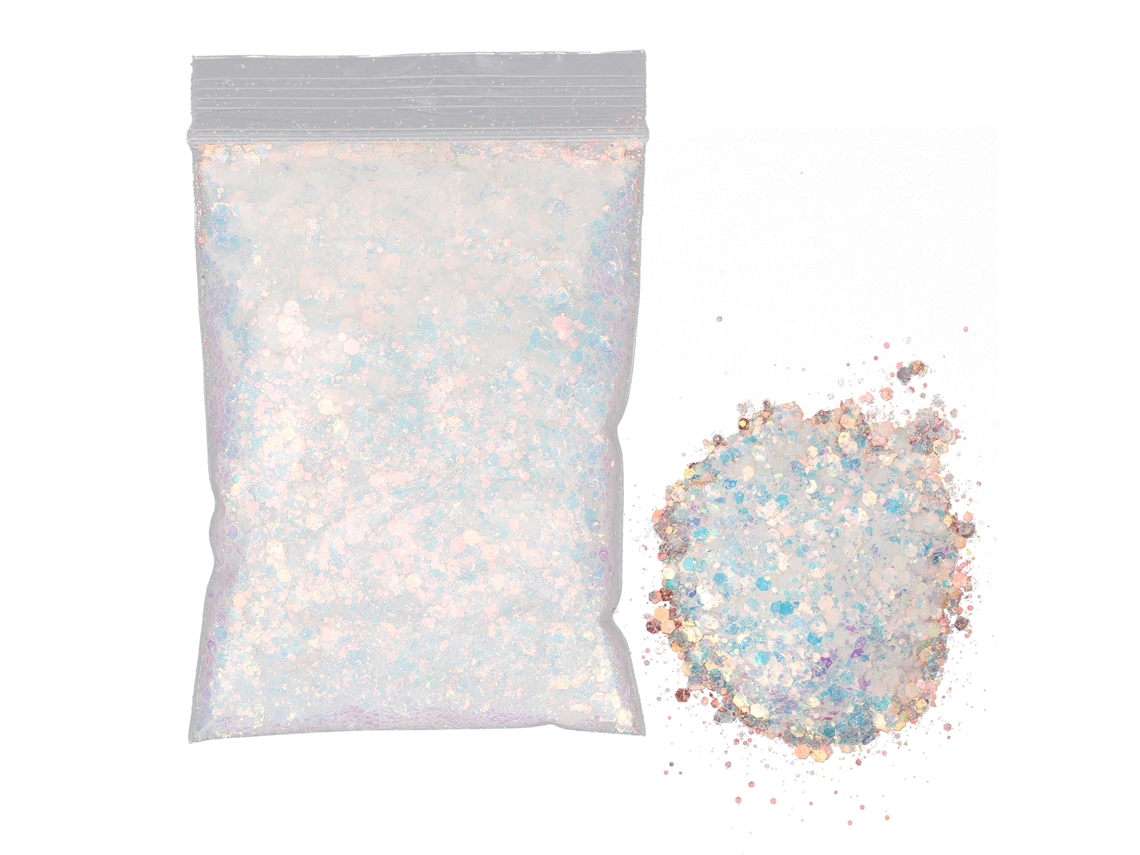 Pó De Glitter E Strass Misturado Com Flocos Brilhantes Decorativo De Arte De Unhas 50gyj02
