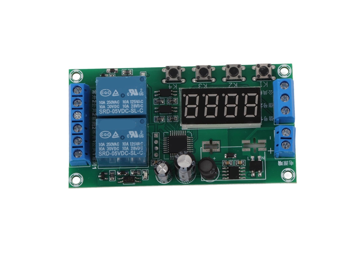 Módulo de Relé de Atraso 2 Canais YF‑7 DC7‑30V para Controle de Válvula S/MARCA