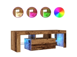 Tv Cabinet, Tv Cabinets Vidaxl Marrom Madeira Processada (n/a)