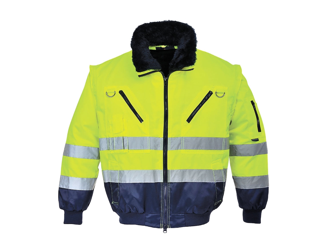Jaqueta 3 Em 1 De Alta Visibilidade / Navy Orange / M Portwest
