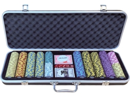 Conjunto de póquer DLX 500 Clay Chips 13.5gr Valuie