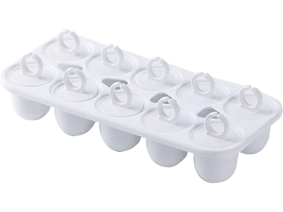 Forma De Picolé Com 10 Cavidades, Forma De Sorvete Com, A
