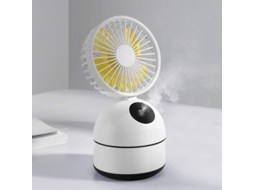 Ventilador de Mesa Pequeno Nebulização Portátil Estudantes