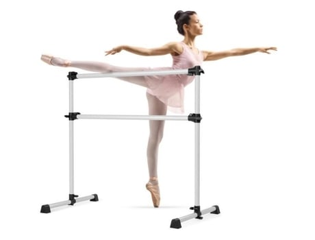 Dreamade Barra De Dança Clássica Móvel Com Barra Ajustável Em Altura, Barra De Dança Com Carga Máx 50kg, Para Ginásio