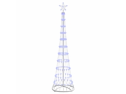 Conjunto 1 Decoração De Natal Vidaxl Azul Metal (51 X 51 X 190 Cm)