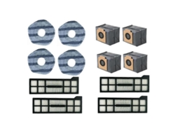 Conjunto De 12 Peças De Reposição Para Aspirador Robô X10 Pro Omni: Saco De Pó, Filtro Hepa Lavável E Pano De Limpeza._ptg