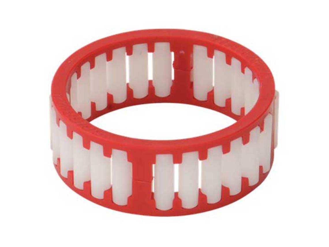 Coroa de Bala Dupla Vermelho Brancoharken