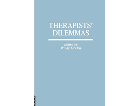 Livro Therapists' Dilemmas de Wendy Dryden ( Inglês )