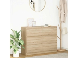 Vidaxl Aparador 100x35x76 Cm Derivados De Madeira Carvalho Sonoma
