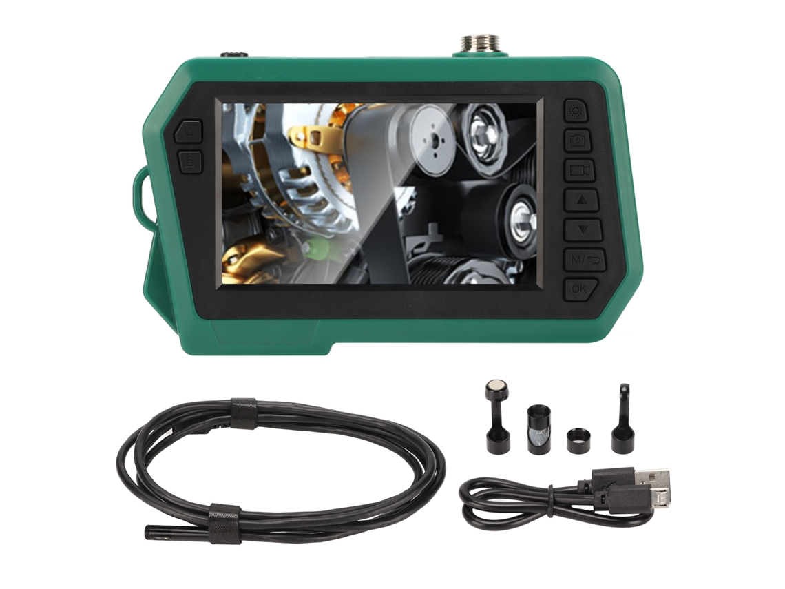 Câmera de Inspeção Borescope com Lentes Duas 4.3 Polegadas 1080p Ip68
