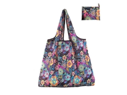 Sacola De Compras Dobrável D-night, Grande, Impermeável, Reutilizável E Lavável, Ideal Para Supermercados E Compras Em Geral. Bolsa De Mão Resist