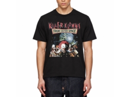 Rockinstone Killer Klowns Klowns In Space Black Adult T-shirt Size:l