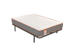 Pack WHAT THE SLEEP Cama + Colchão Molas Ensacadas Funk (150 x 200 - 56 Cm de Altura)