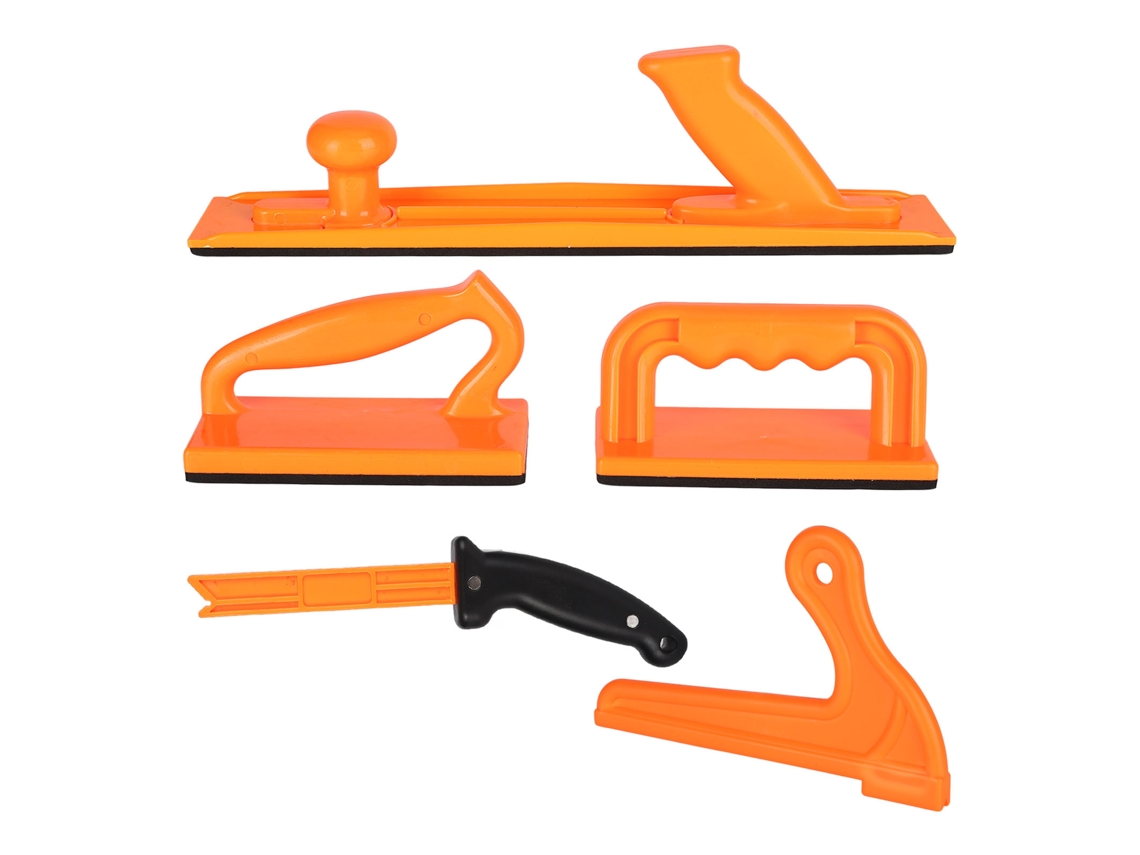 Kit De Segurança De Carpintaria 5 Peças Bloco Empurrador Abs Para Serra Radial E Máquinas De Costura