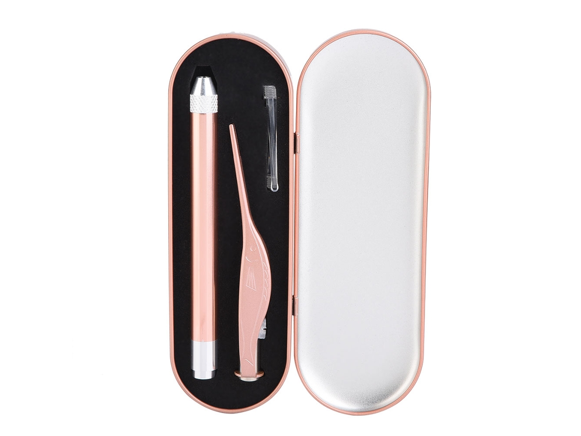 Mali conjunto de Limpeza Ouvido Infantil Luminoso Aço Inoxidável Durável Rosa Dourado