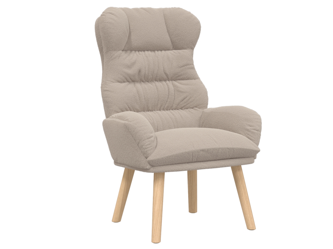 Conjunto 1 Poltrona Vidaxl Cinzento-claro Tecido (69 X 74 X 93 Cm)
