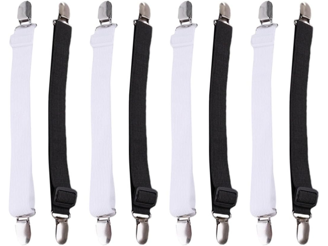 Prendedores De Lençóis Doitool, 8 Peças, Nylon Resistente, Fixação Firme E Segura