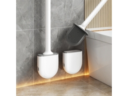 Escova Sanitária de Silicone de Parede, em Duas Peças, com Design Anti Gotejamento, o Não Danifica o Sanitário AQUAFORGE