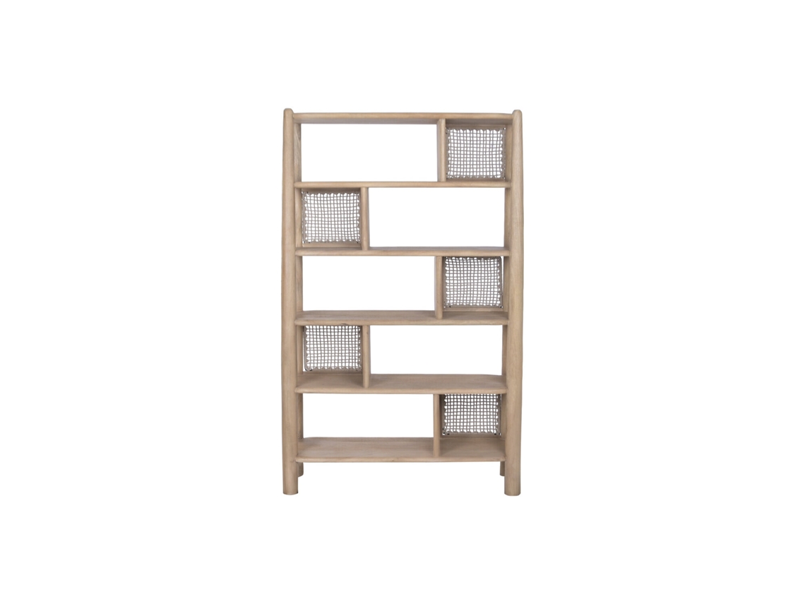 Prateleira de Corda de Acácia 105x40x175cm ALEXANDRA HOUSE LIVING