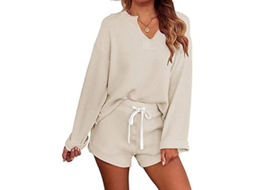 2026 conjunto de Pijamas de Manga Longa para Mulher para Dormir e Relaxar