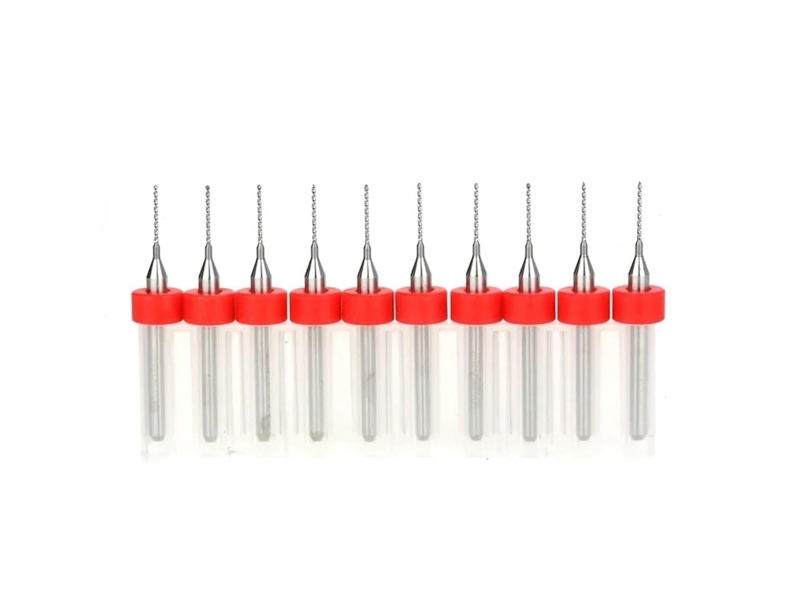 Conjunto De Brocas Pequenas Para Pcb, Aço Tungstênio Para Ferramentas De Perfuração Cnc, Haste De 3, 175mm, 0, 5 0, 6 0