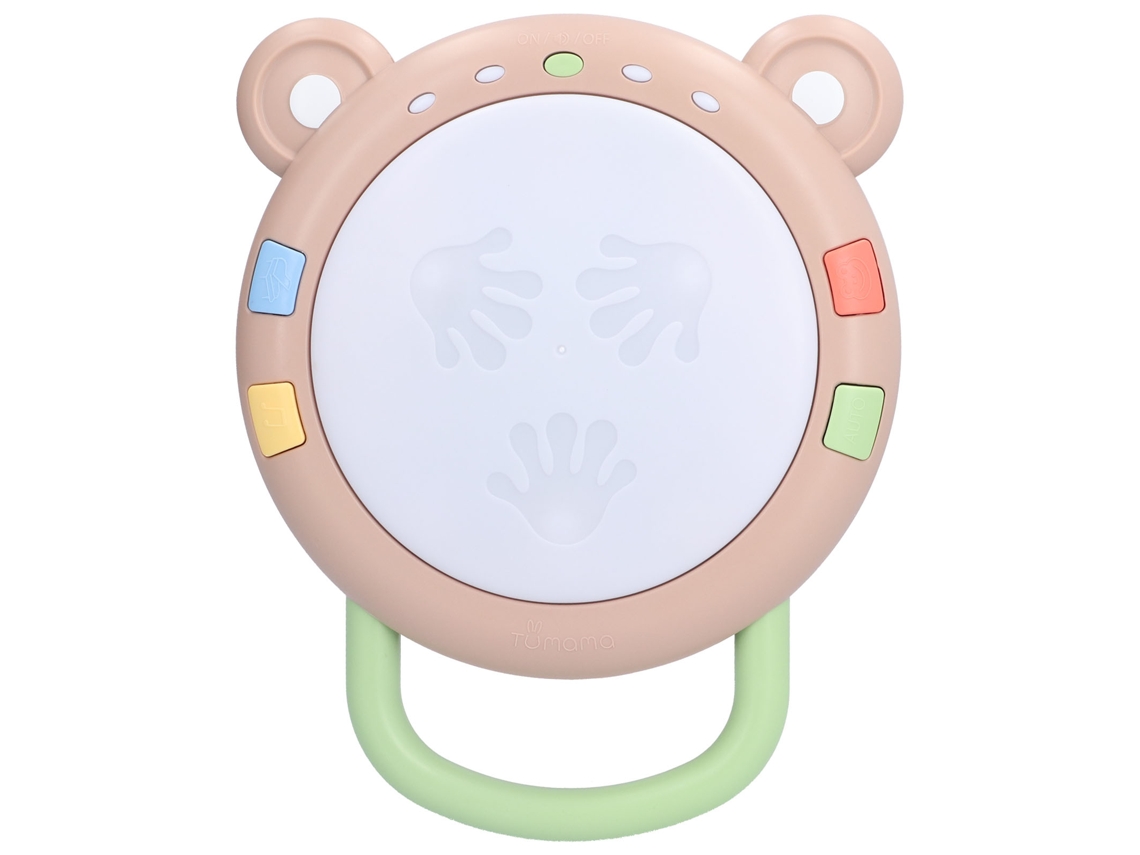 Mali brinquedo de Tambor Musical Infantil Plástico Educativo Elétrico com Luz para Bebê