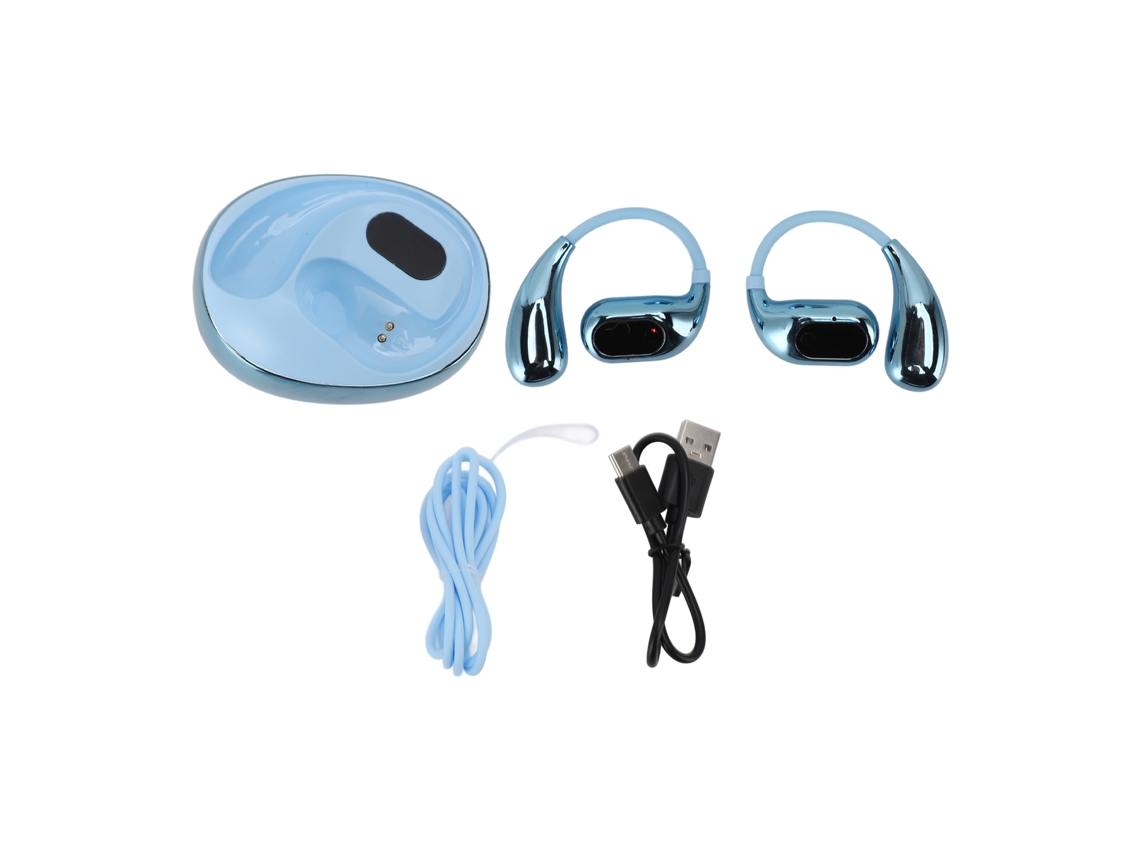 Fones De Ouvido Bluetooth 5.4 Com Tradutor Em Tempo Real 144 Idiomas Redução De Ruído Ai Azul