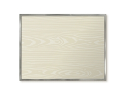 Quadro de vidro magnético com textura cinza para hall de entrada Espelharte (80x60 cm)