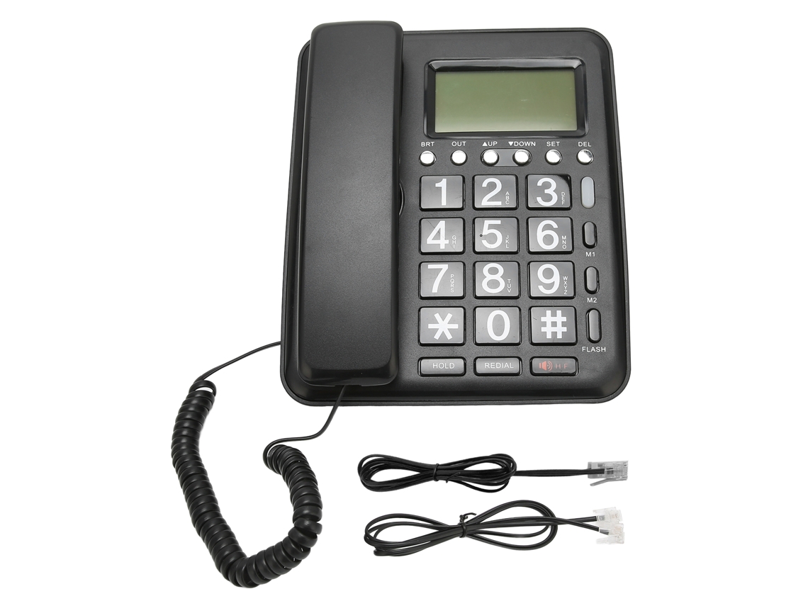 Telefone Fixo Com Id Chamada Mesa Sem Fio