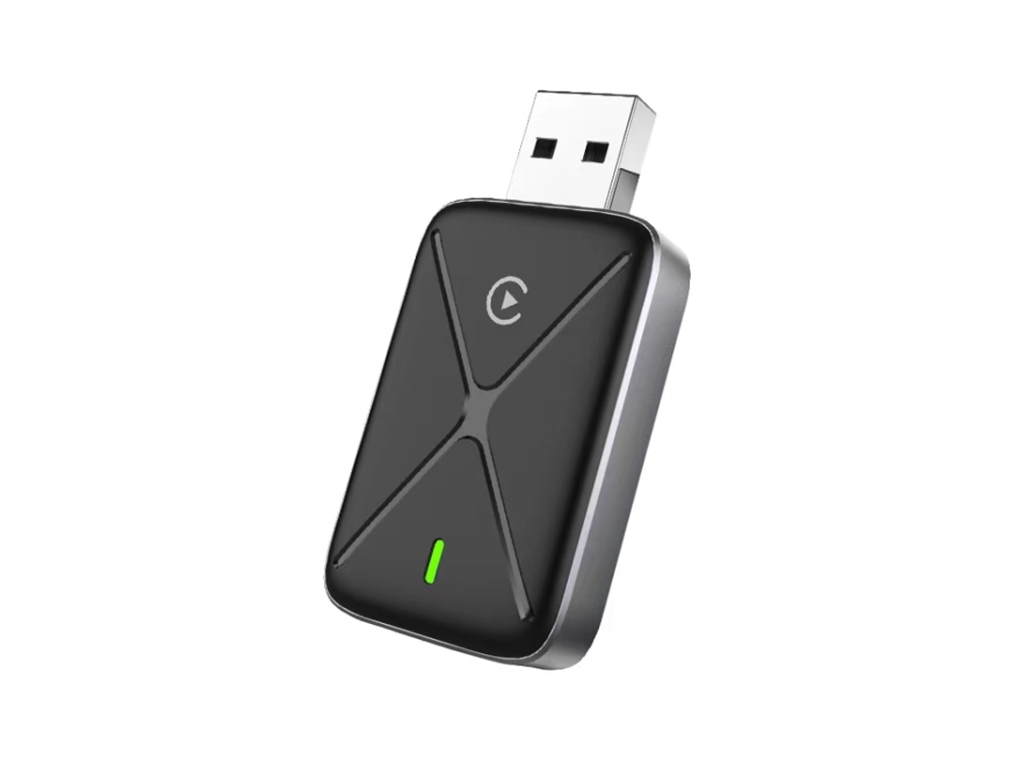 Adaptador Bluetooth ZRUXE Carplay Sem Fios (plug and play, compatível com iPhone 6+ e superior, Wifi, Usb)
