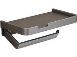 Suporte de Metal para Papel Higiénico DUREFORWARD (Não Perfurado, Montado na Parede)