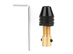 Acessórios De Furadeira Elétrica Mini De Latão Chuck De Alta Qualidade Diâmetro De Buraco 2,35mm Com Vara Chuck Preto