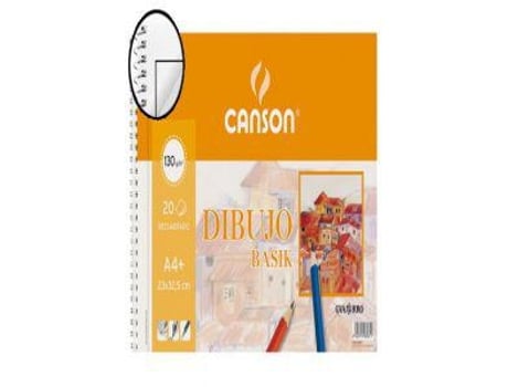 Bloco 20 Folhas Basik 130g A4 Microperfuradas Com.