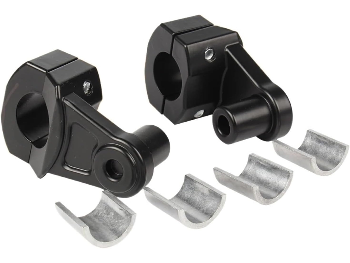 Adaptador para Elevação do Guidão de Motocicleta 22 Mm 7/8" Esses Elevadores Motocicletas Podem Girar Frente