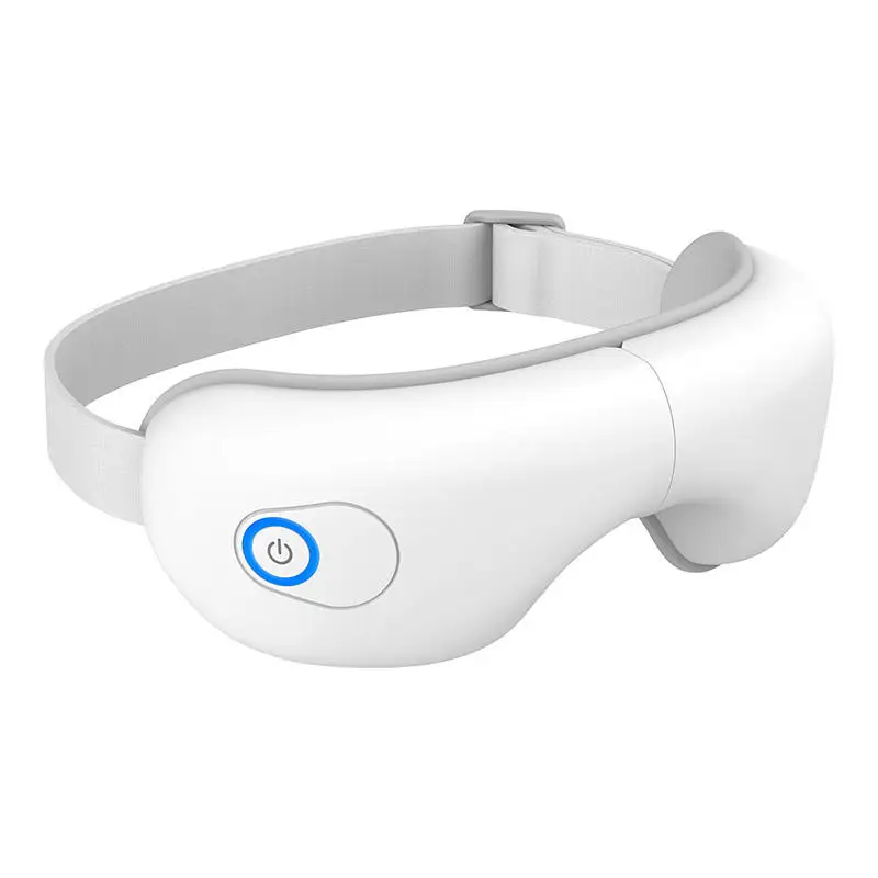 (branco) Massageador Ocular, Vibração Por Compressão De Ar, Máscara Ocular Recarregável