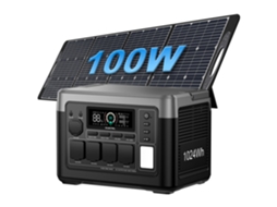 Estação De Energia Portátil Oukitel P1000e Plus 1024wh + Painel Solar Dobrável Oukitel Pv100e 100w