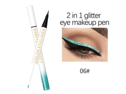 Fasst lápiz de Ojos Y Sombra Líquida Doble Cabeza 5ml Resistente Al Sudor Y Sin Manchas CUIDADOS